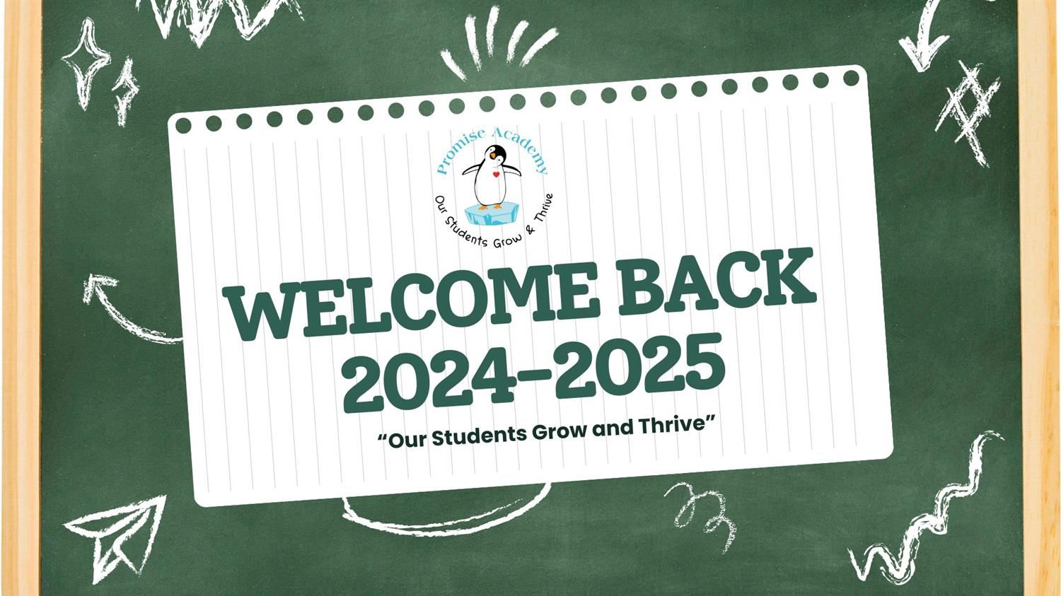 Welcome Back 2024-2025